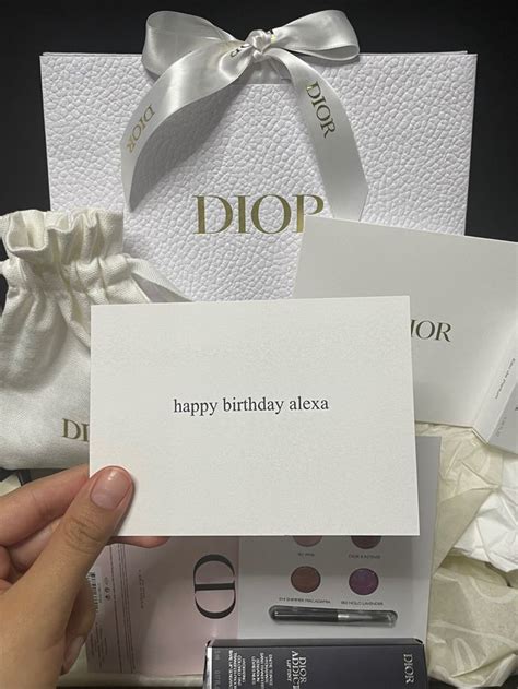 happy birthday dior|Dior birthday gift.